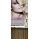 22" Deluxe Double Wefted Clip In Human Hair Extensions #8/27 Light Brown/ Caramel Mix